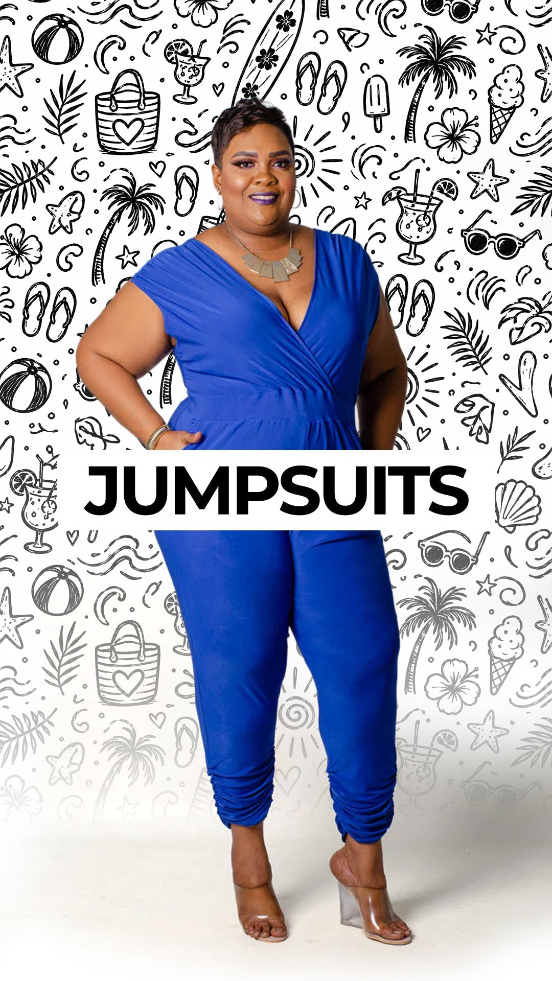 Plus Size Rompers and Jumpsuits