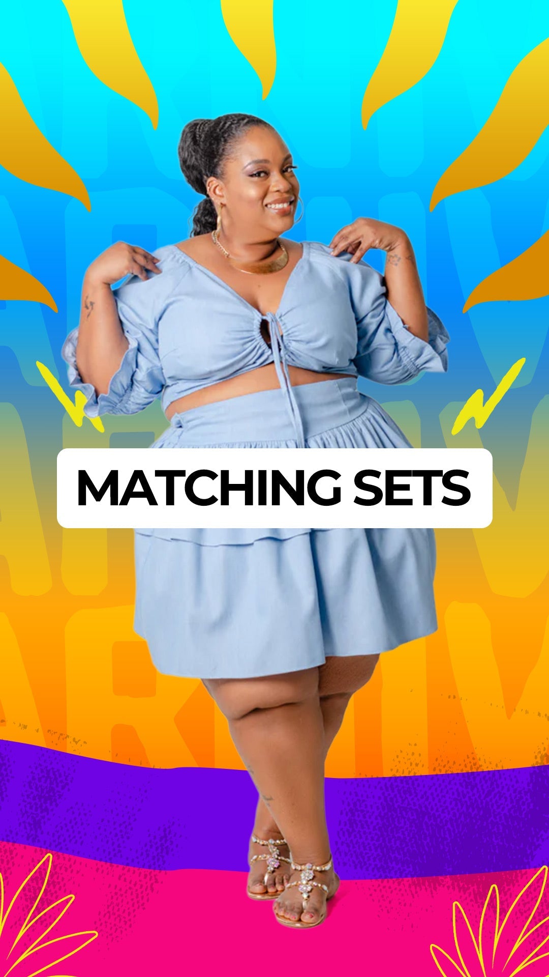 Plus Size Matching Sets