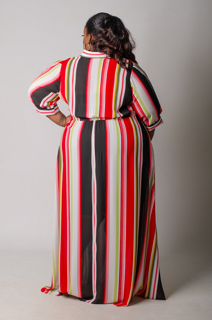 Drop Me a Line Dress - Red