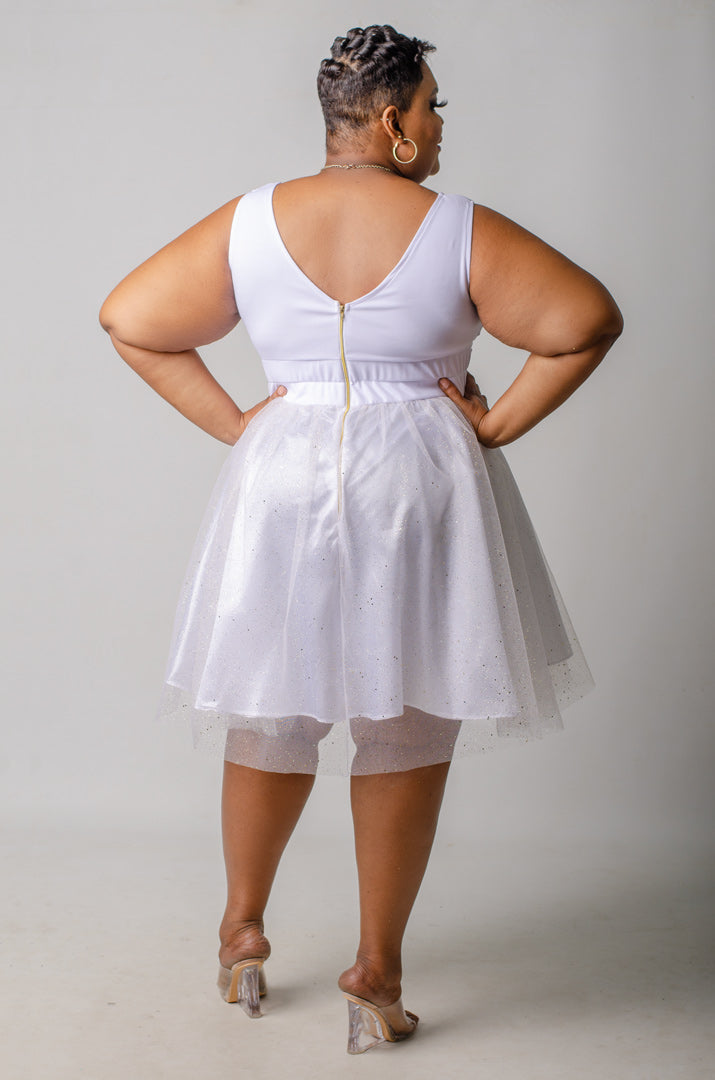 Stardust Dress - White