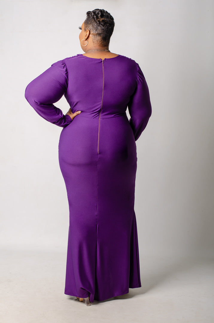 Angelica Dress - Purple