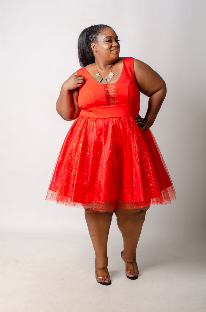 Stardust Dress - Red