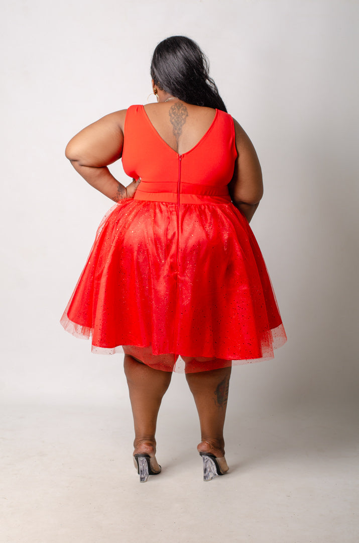Stardust Dress - Red