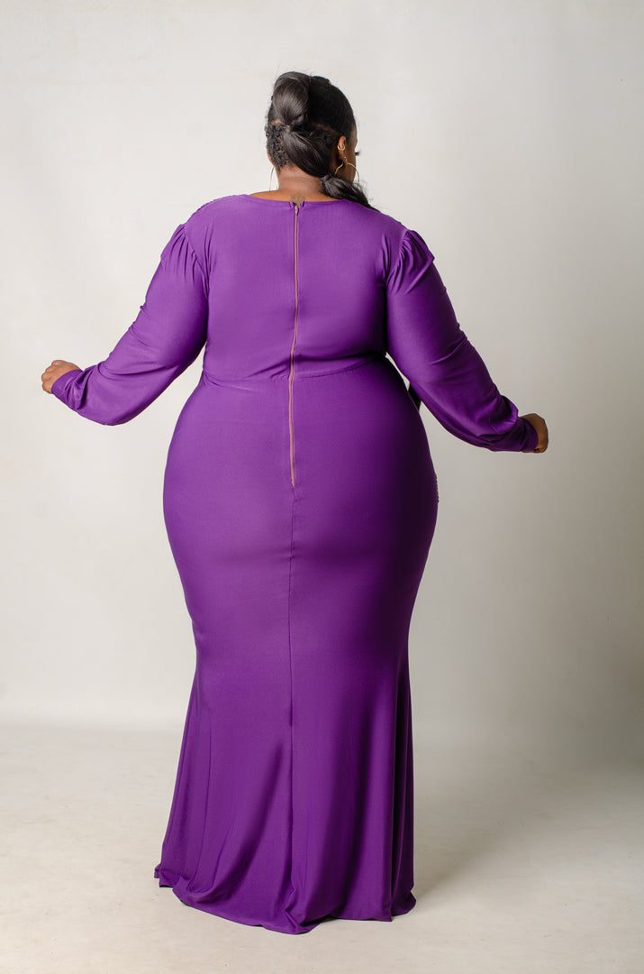 Angelica Dress - Purple