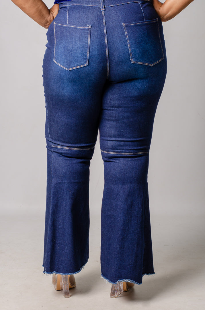 Kieran Flare Jeans - Indigo