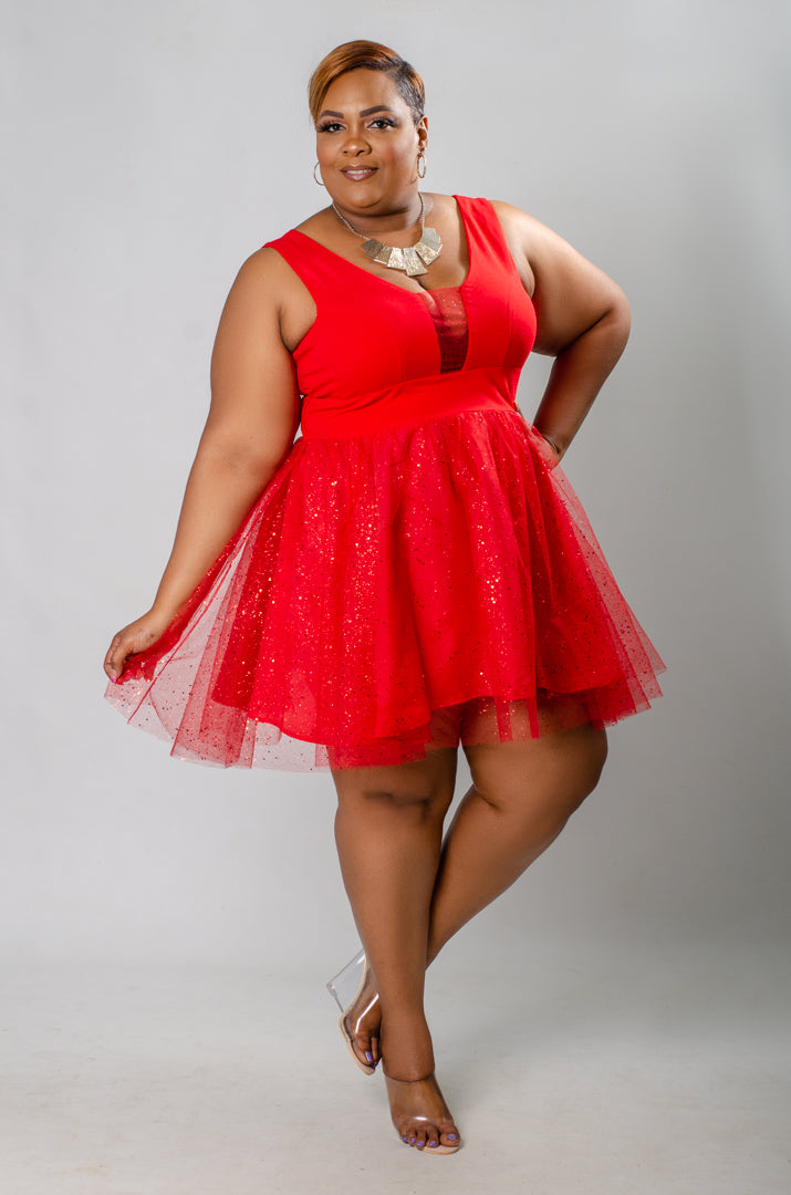 Stardust Dress - Red