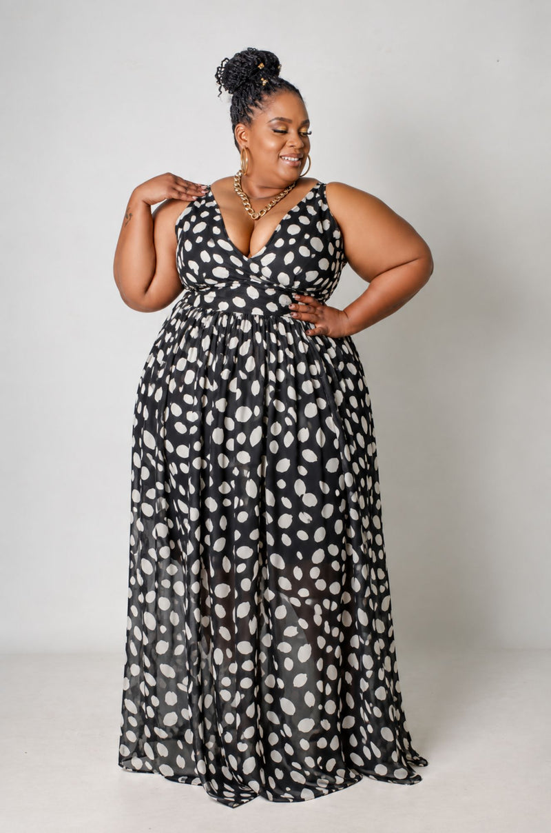 Static Chiffon Dress