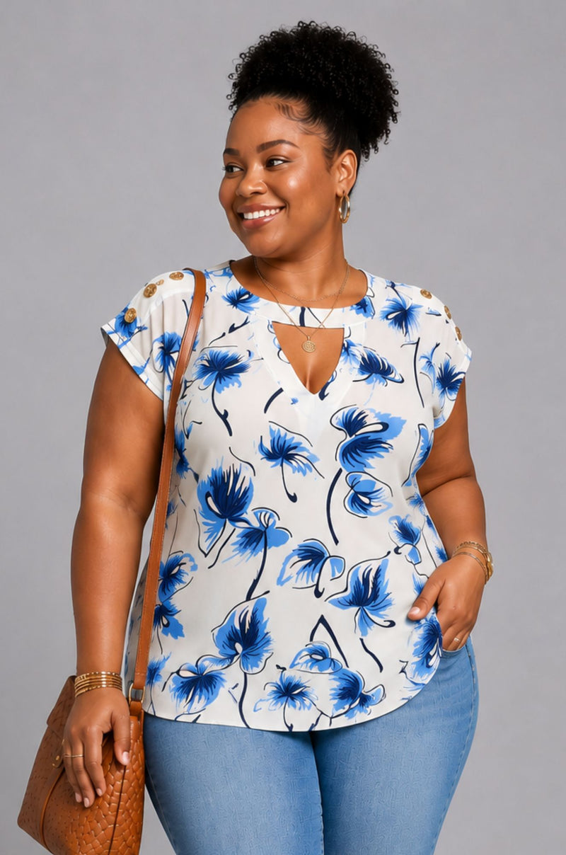 Adeline Keyhole Top