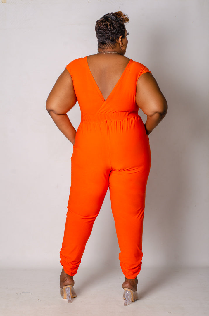 Payton Jumpsuit - Orange