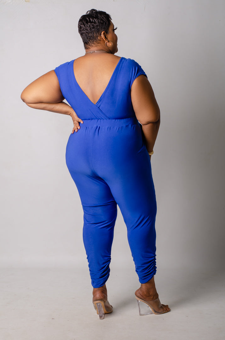 Payton Jumpsuit - Blue
