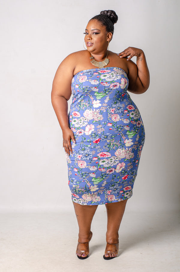 Blossom Strapless Dress