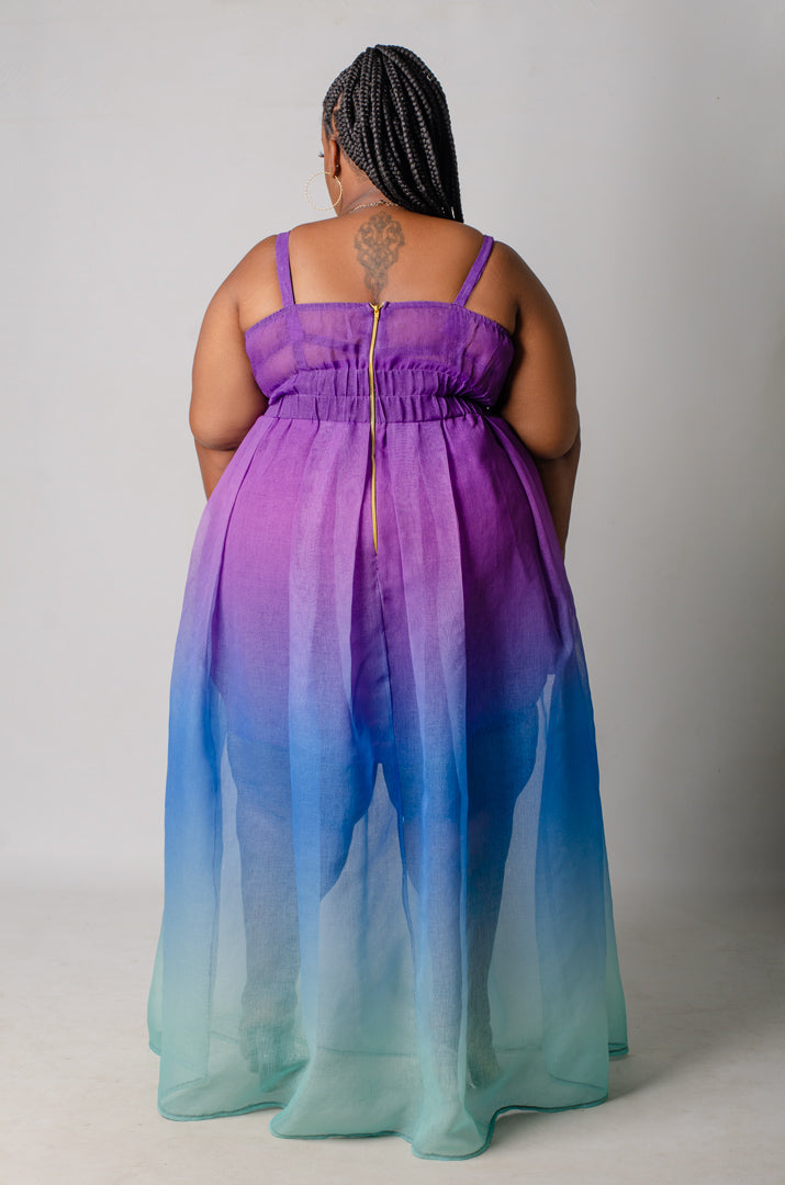 Gradient Maxi Dress - Purple