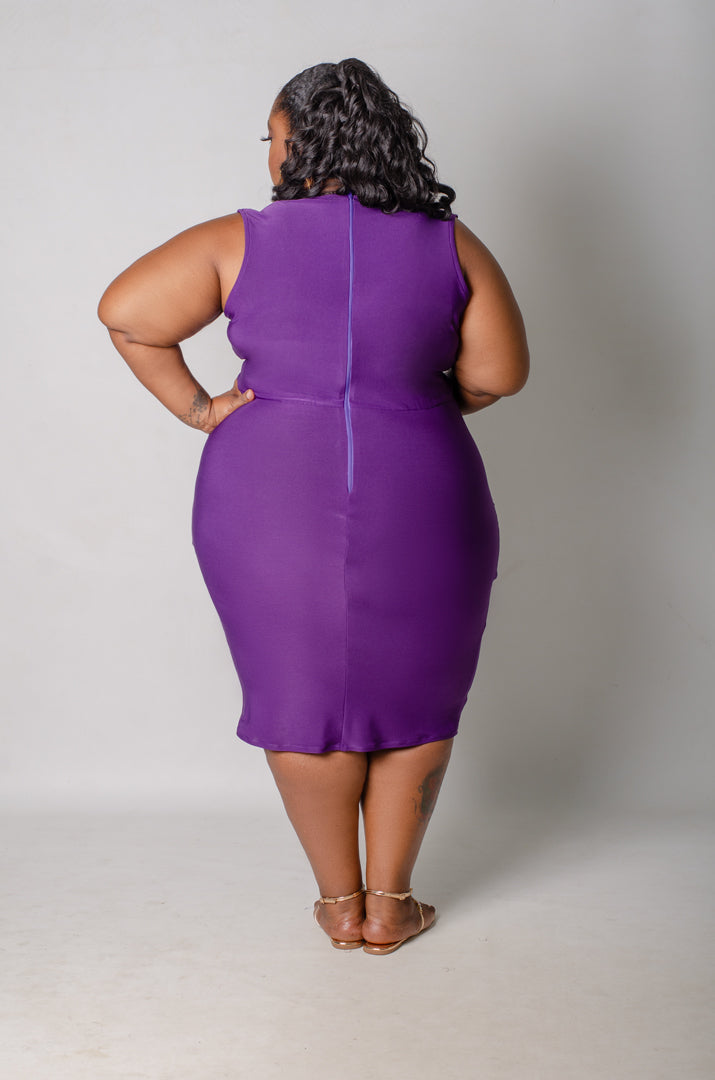 Royale Dress - Purple