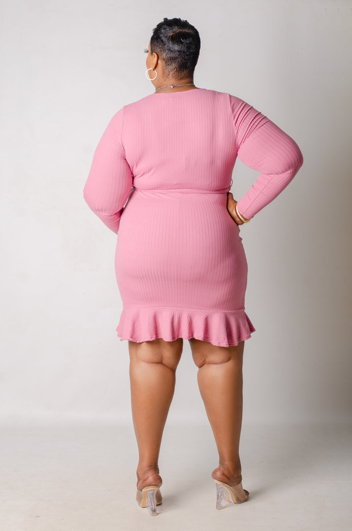 Kathryn Dress -  Pink