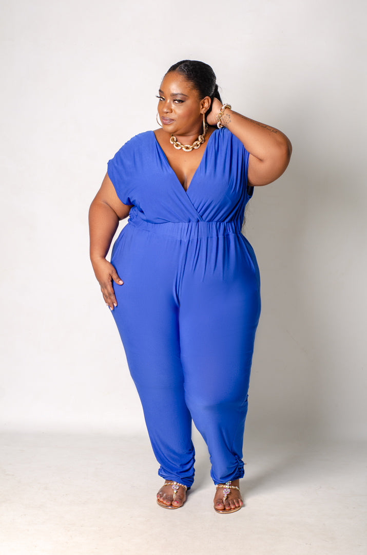 Payton Jumpsuit - Blue