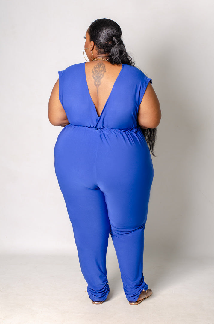 Payton Jumpsuit - Blue
