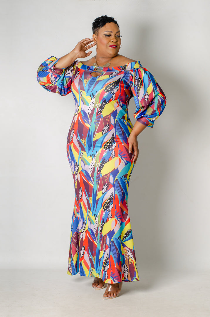 Hemisphere Dress - Blue