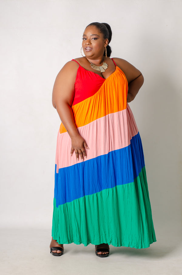 Block Party Maxi Dress