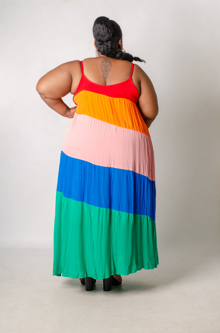 Block Party Maxi Dress