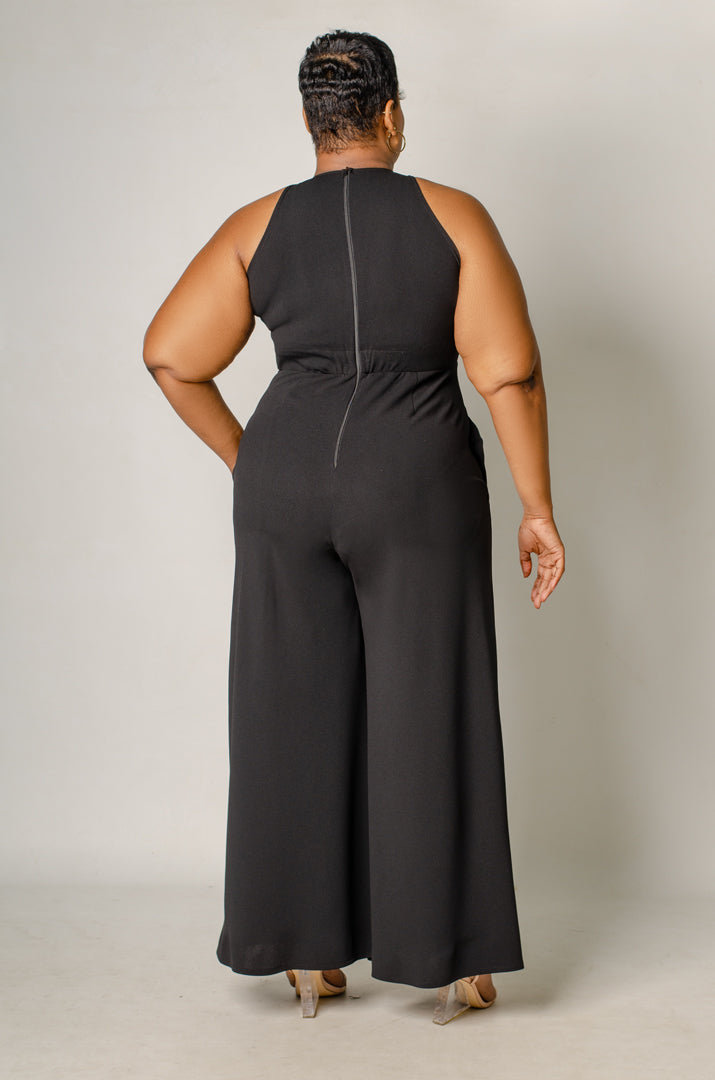 Illusion Jumpsuit - Black