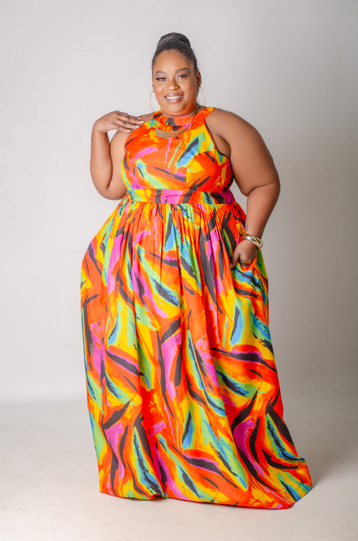 Wild Canvas Maxi Dress