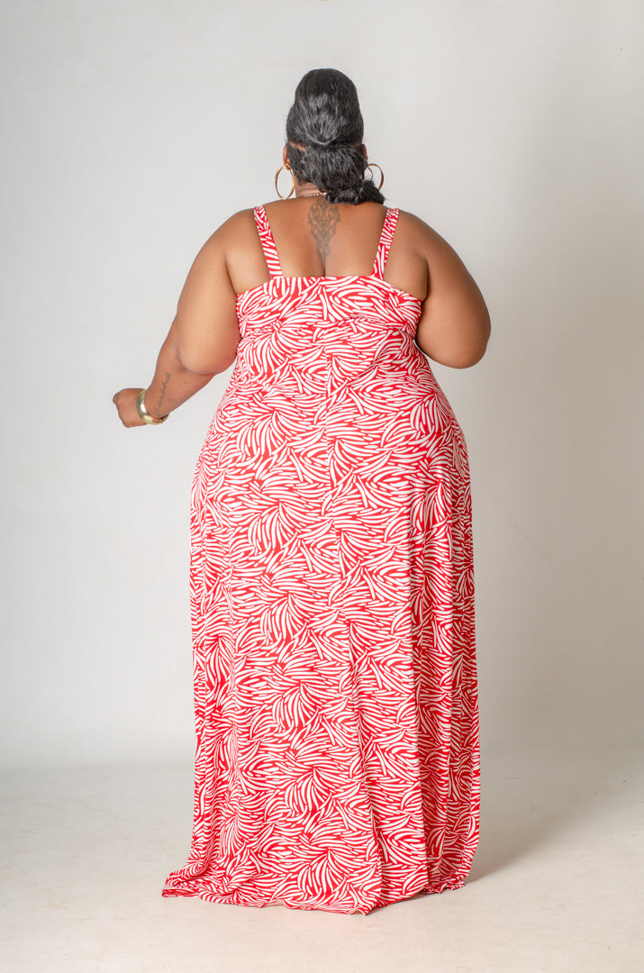 Undercurrent Maxi Dress - Red