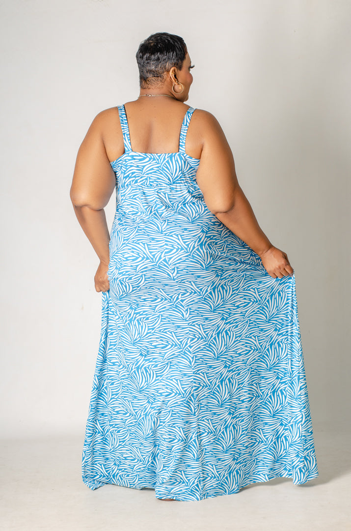 Undercurrent Maxi Dress - Blue