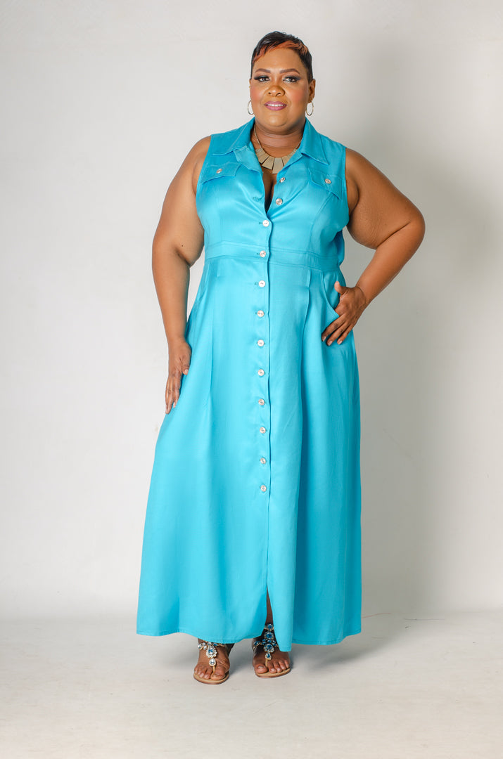 Marina Shirt Maxi Dress