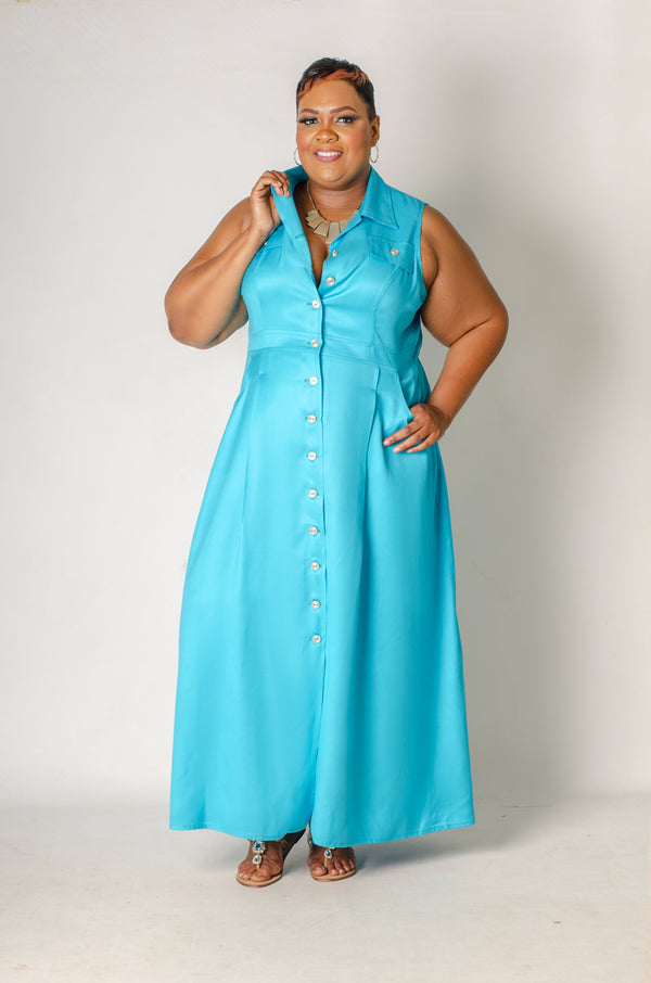 Marina Shirt Maxi Dress