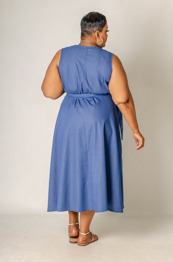 Serenity Wrap Midi Dress