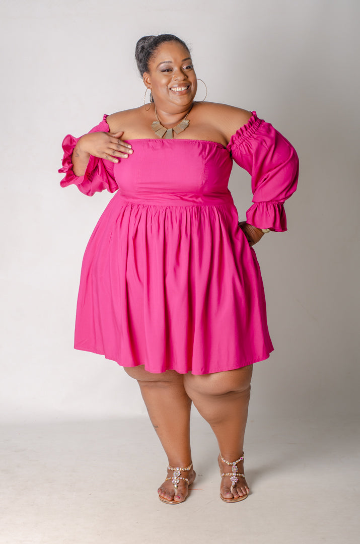 After Hours Mini Dress - Magenta