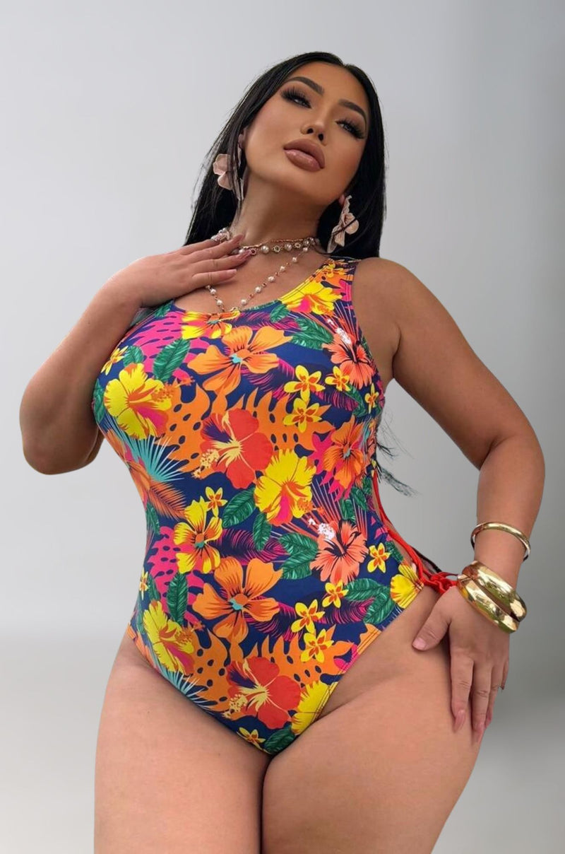 Laced in Petals One-Piece Swimsuit