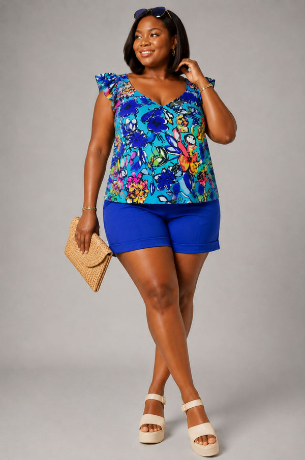Solene Ruffle Top