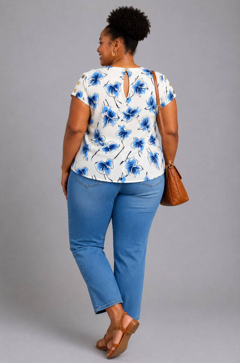Adeline Keyhole Top