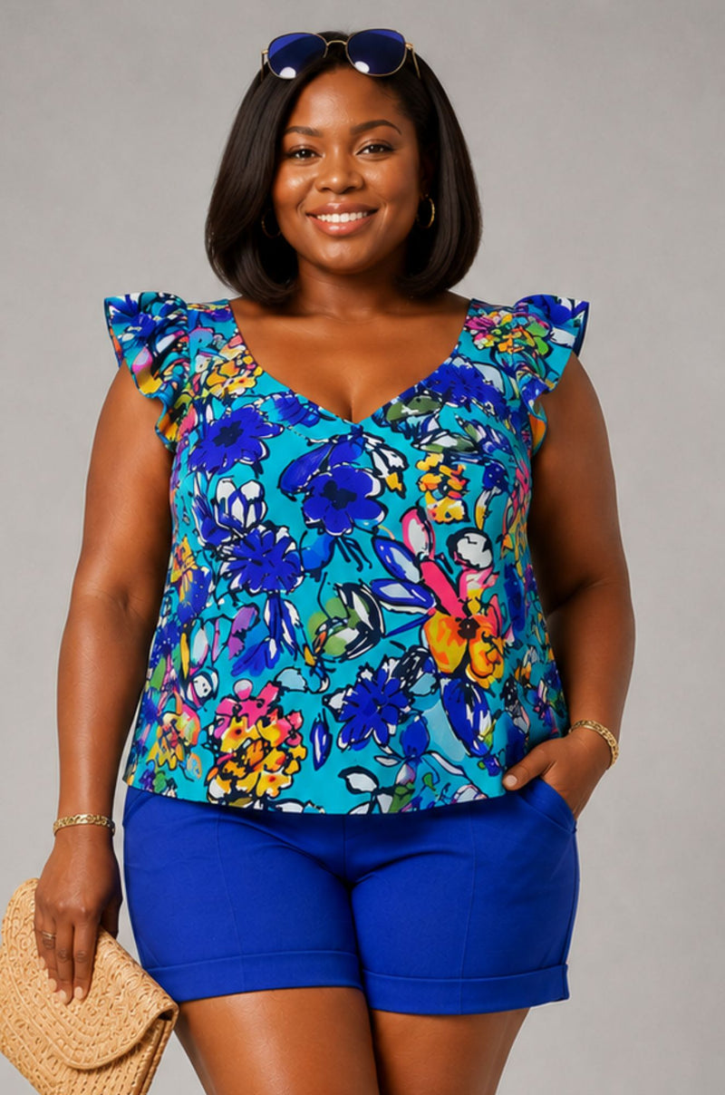 Solene Ruffle Top