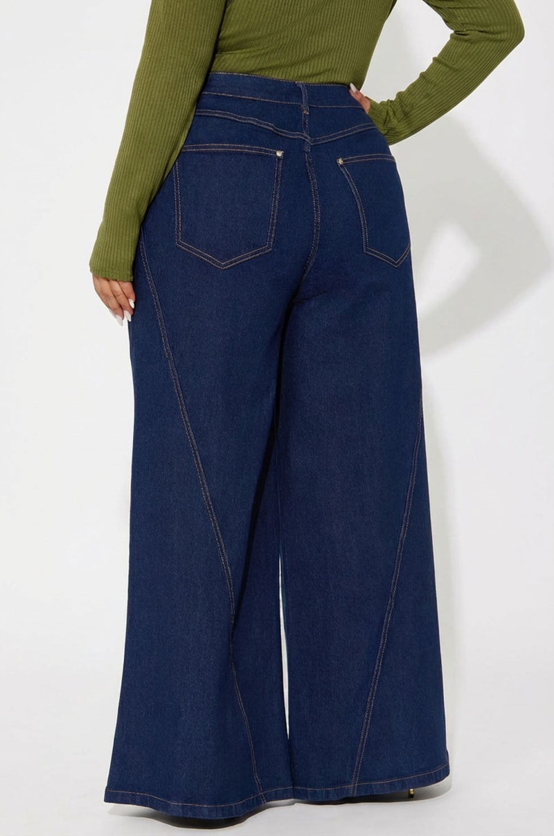 Indigo Dreams Extra Wide Leg Jeans