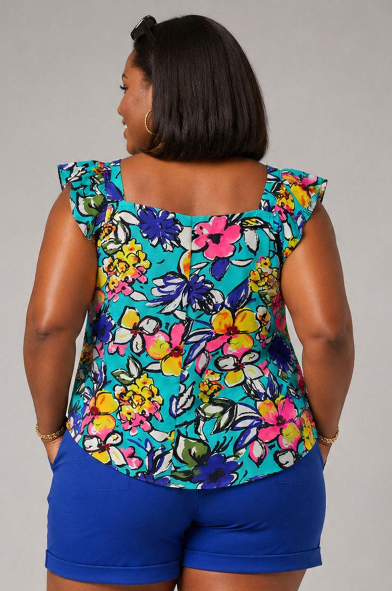Solene Ruffle Top