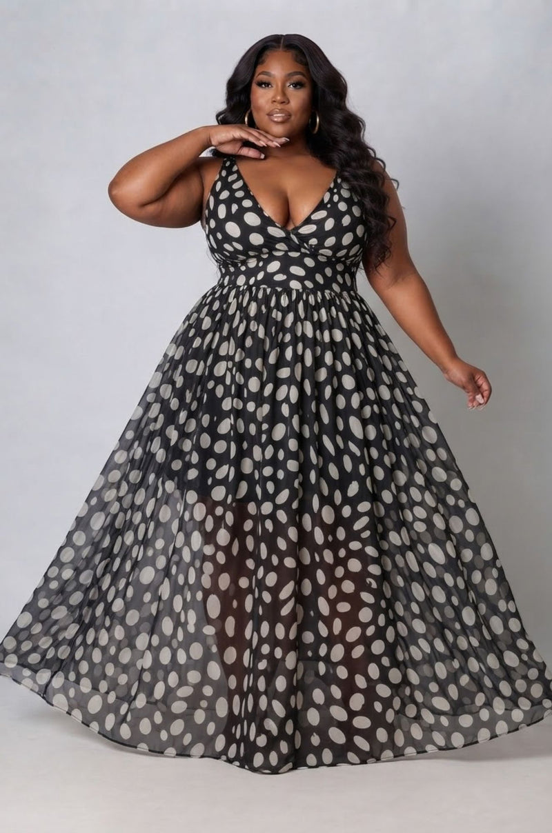 Static Chiffon Dress