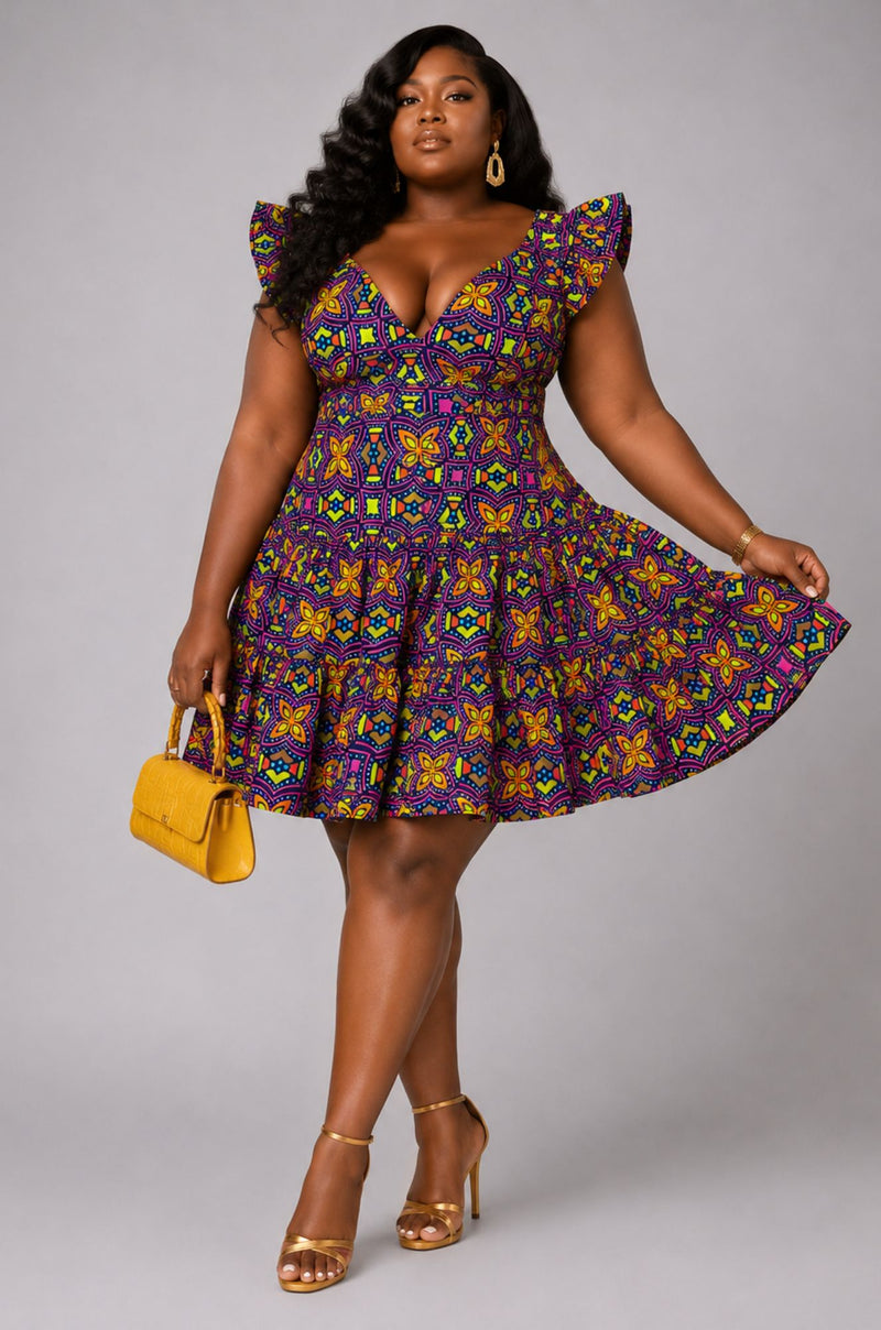 Malaika Flutter Dress