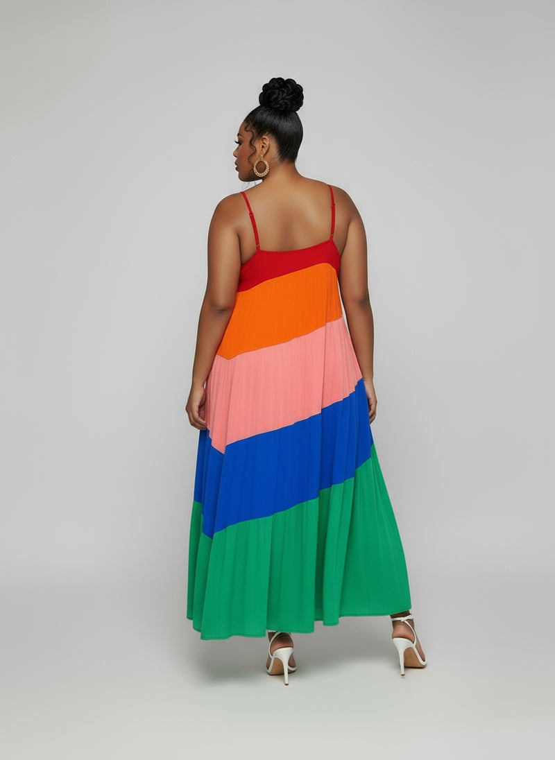 Block Party Maxi Dress