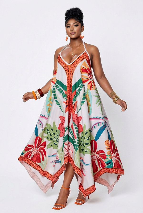 Island Radiance Maxi Dress