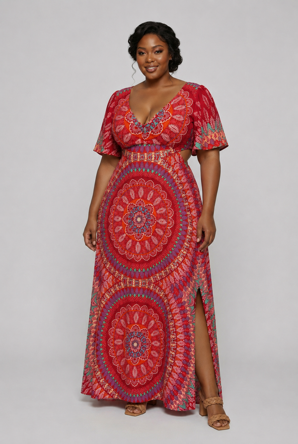 Medallion Maxi Dress