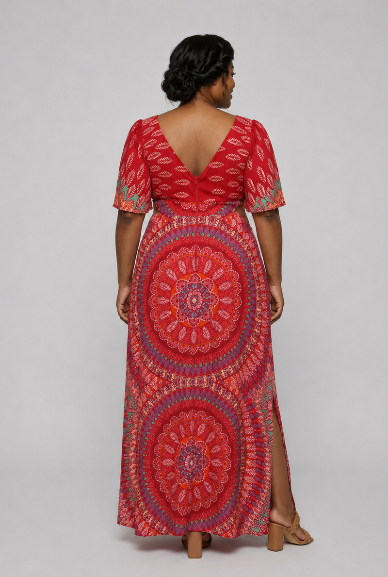 Medallion Maxi Dress