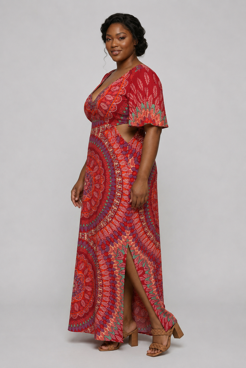 Medallion Maxi Dress
