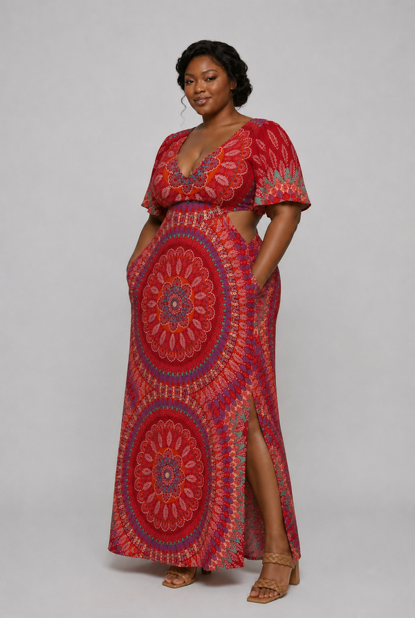 Medallion Maxi Dress