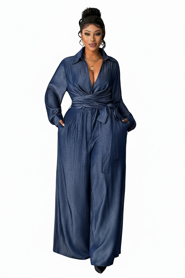 The Blueprint Jumpsuit - Navy Blue