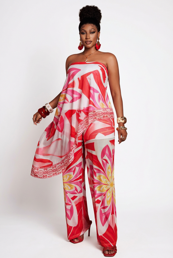 Rouge Luxe Two Piece Set