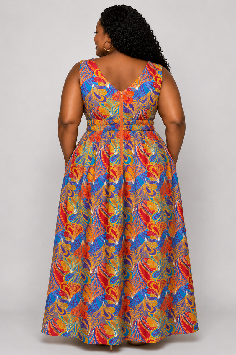 Tapestry Maxi Dress
