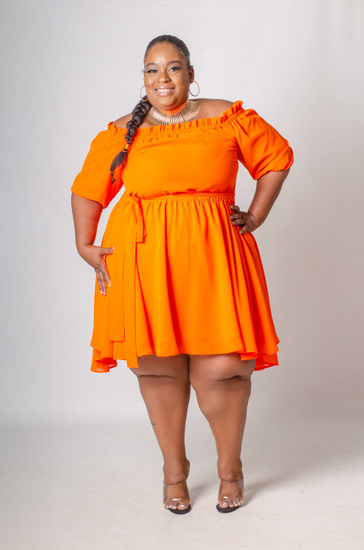 Summer Breeze Dress - Orange